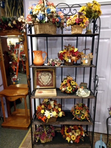 Various Fall arrangements and accessories