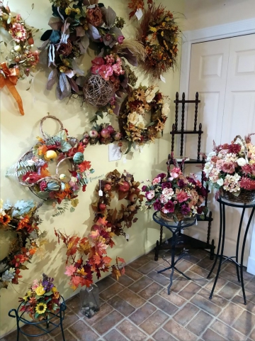 Various Fall wreaths