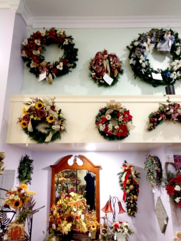 Various Winter wreaths