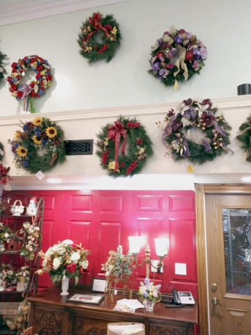 Various Winter wreaths